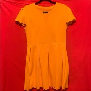 Mustard colored dress